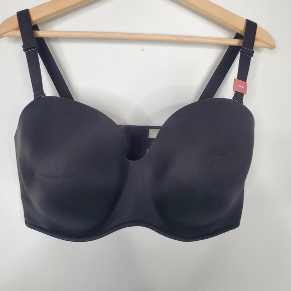 Cacique Boost Multi-Way Strapless Bra The Modern Collection Black Size 38G New - Picture 5 of 11